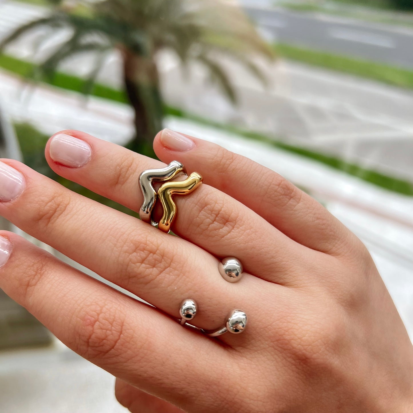 Anel Atemporal Minimalista Ouro