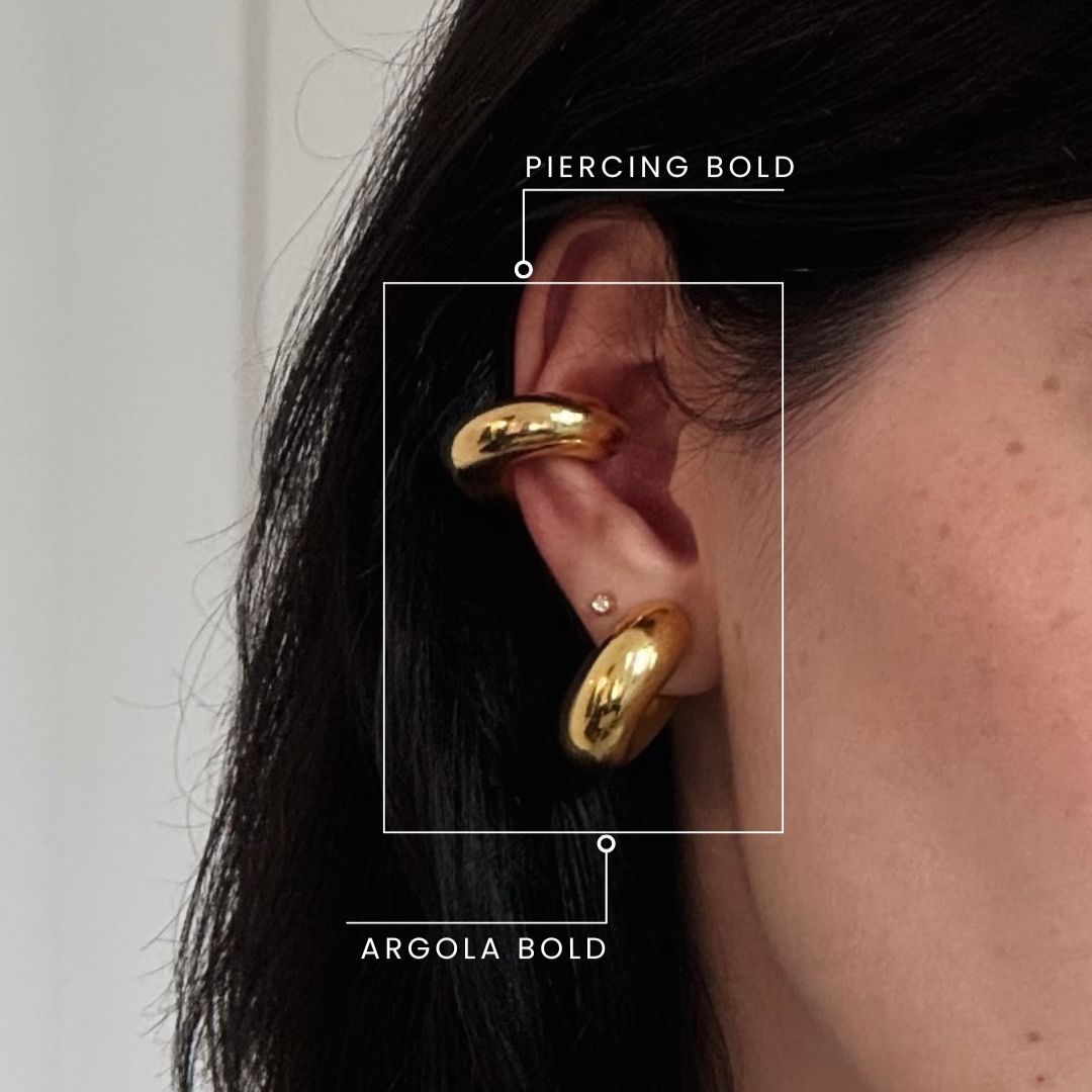Piercing Bold Minimalista - Piercing de encaixe