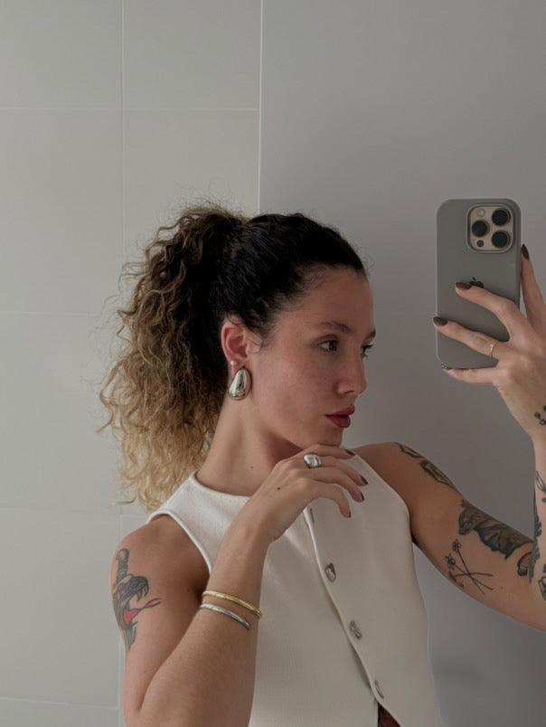 Bracelete Minimal - Bracelete minimalista banhado a prata ou ouro
