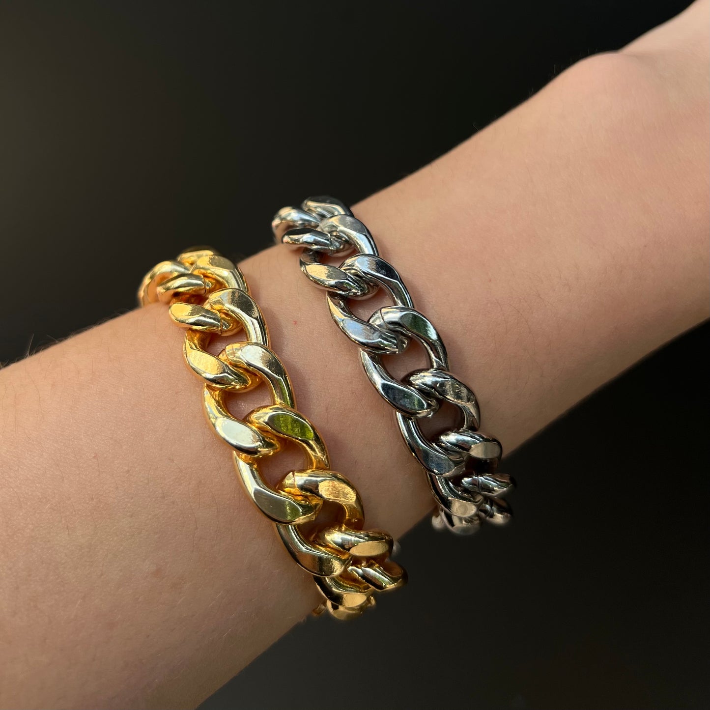 Pulseira Correntes Prata