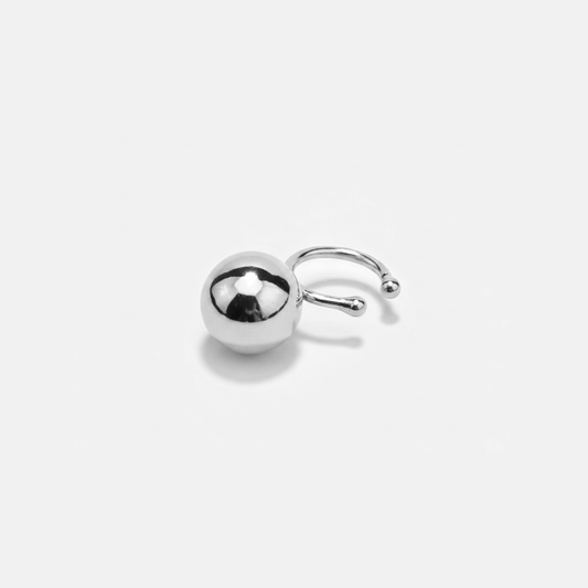 Piercing Órbita - Piercing de encaixe banhado a ródio branco