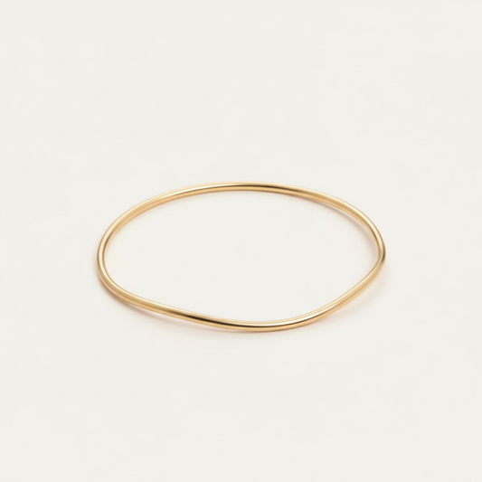 Colar Minimal - Choker minimalista banhado a ouro