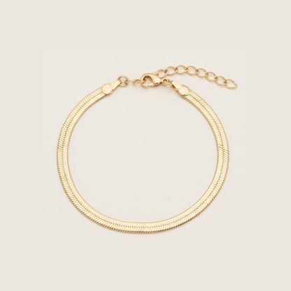 Pulseira Essential - Pulseira atemporal banhada a ouro