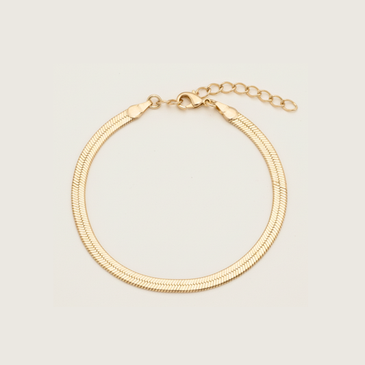 Pulseira Essential - Pulseira atemporal banhada a ouro
