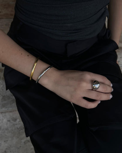 Bracelete Minimalista Prata/Dourado